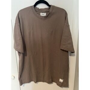 Reserved Supply Oversize Fit T-shirt Brown Size XL  Thick Quality Tee